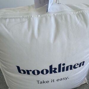 Brooklinen King/Cali King Heavyweight White Comforter - NWT